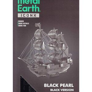 Fascinations Metal Earth Black Pearl Black Version Model Kit Steel Model ICX016B